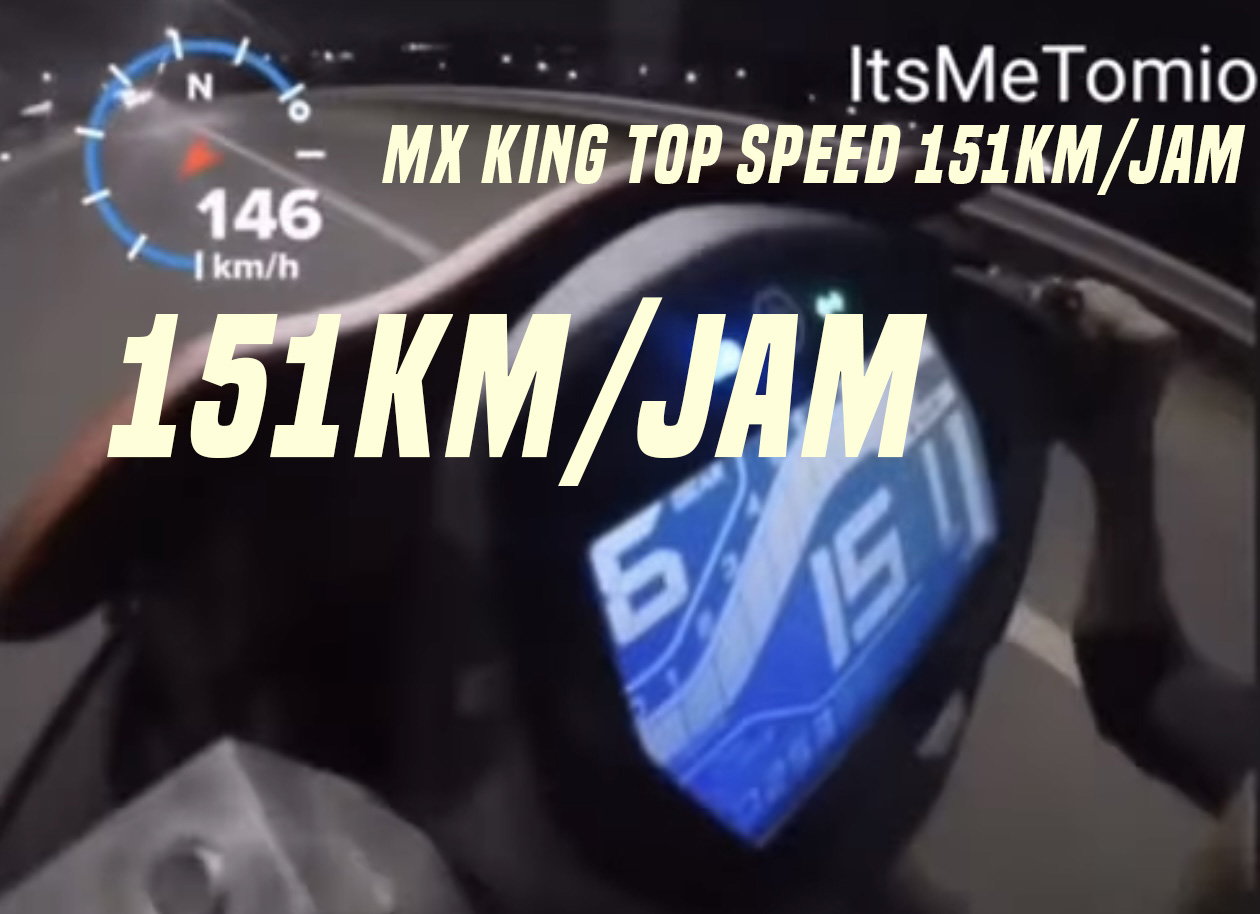 Mx King Top Speed. Top speed Yamaha New MX King VVA tembus 151km/jam...gilaaa