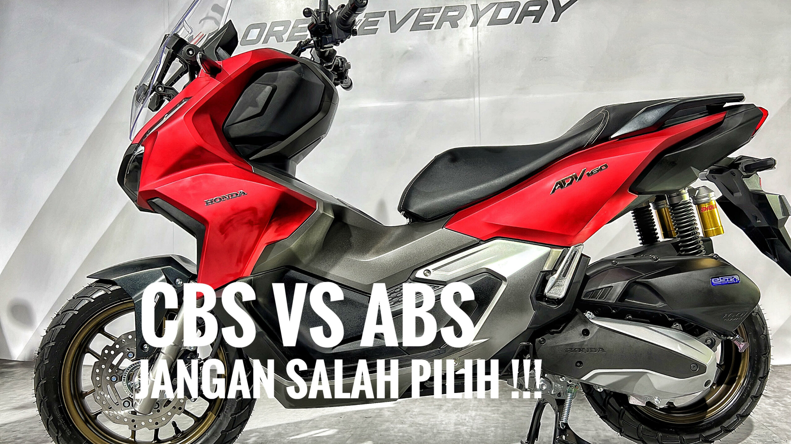 Perbedaan Adv Abs Dan Cbs. Bongkar !! Perbedaan New Honda ADV160 CBS vs ABS, jangan