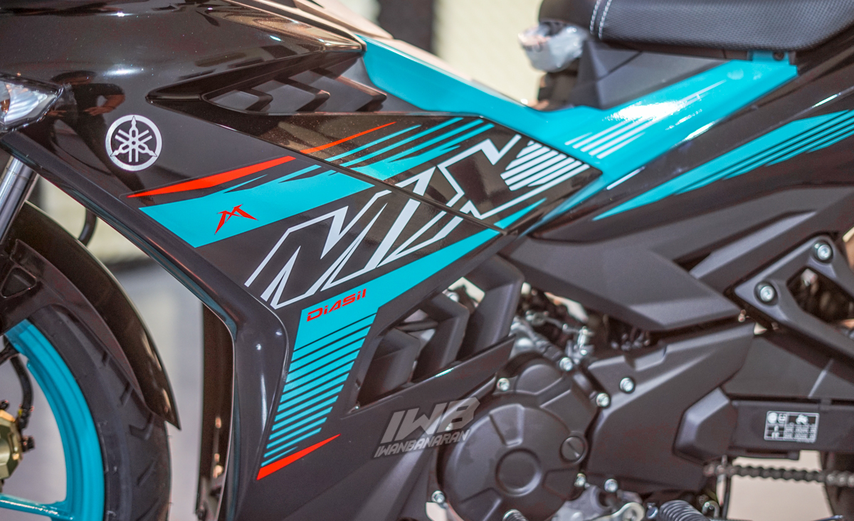 Foto Motor Mx King. Foto Detil !! New MX King 150 Cyan 2022 Mulai Tebar Pesona di