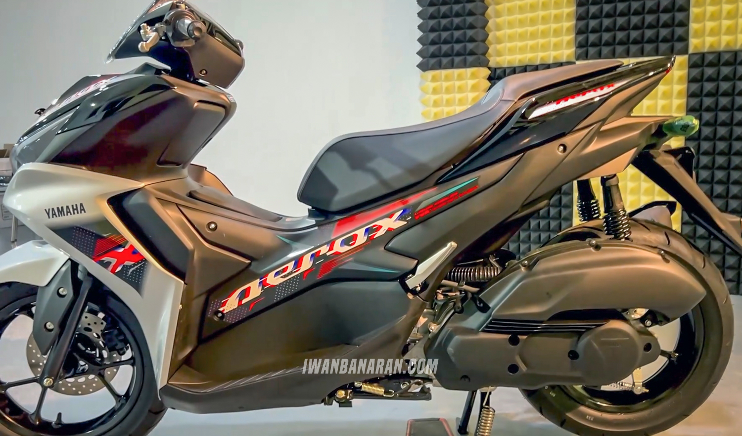 Aerox Hitam Silver. Horeee !! Yamaha Aerox 155 black silver 2023 sudah datang