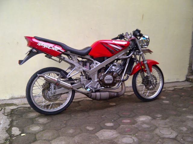 Modifikasi Ninja Rr Warna Merah. Modifikasi Ninja R Warna Merah
