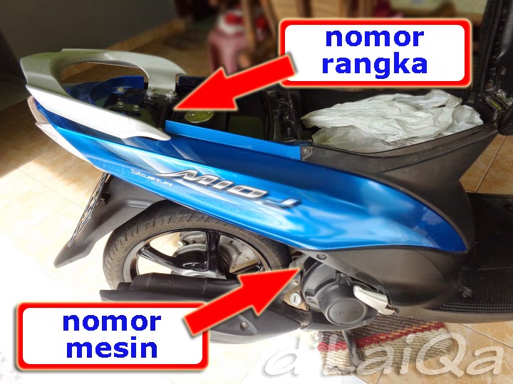 Nomer Mesin Mio. Nomor Mesin Mio J
