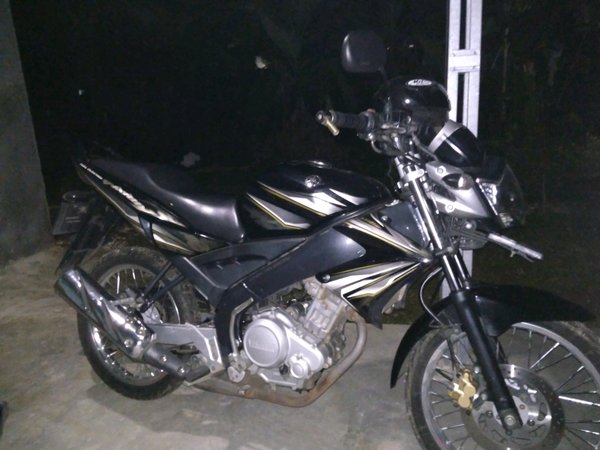 Modifikasi Vixion Hitam Velg Jari Jari. Vixion Hitam Jari Jari