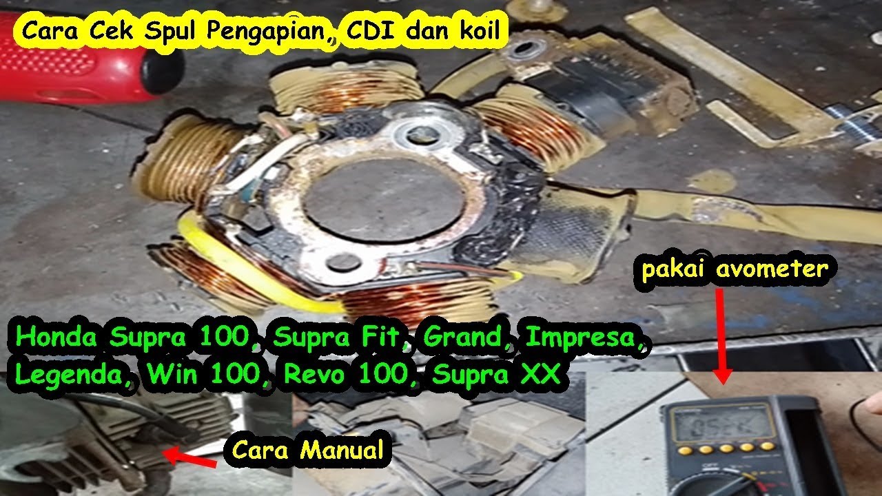 Jalur Pengapian Honda Win. Warna Kabel Spul Honda Win