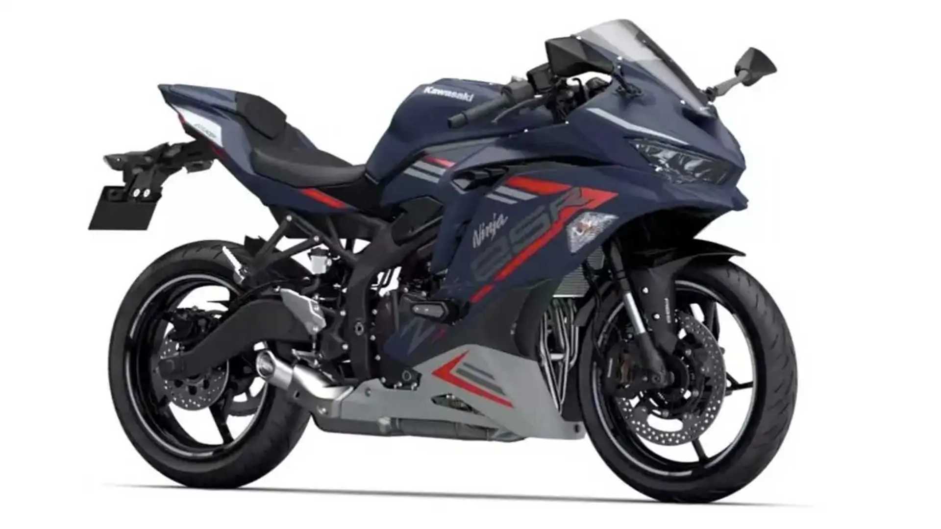 Warna Mesin Ninja. Kawasaki Ninja ZX-25R 2022 Dapat Warna Twilight Blue Baru