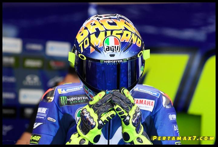 Helm Rossi Misano 2018. Intip Helm AGV Pista GP R Valentino Rossi Special MotoGP Misano