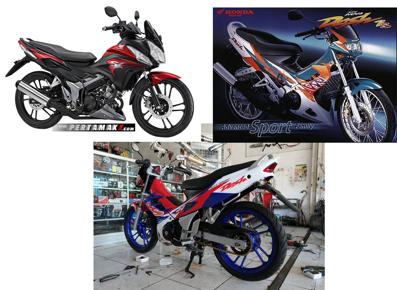 Cs1 Modif Sonic. Modifikasi Honda CS1 Jadi Nova Dash RS 125, Wow. – Pertamax7