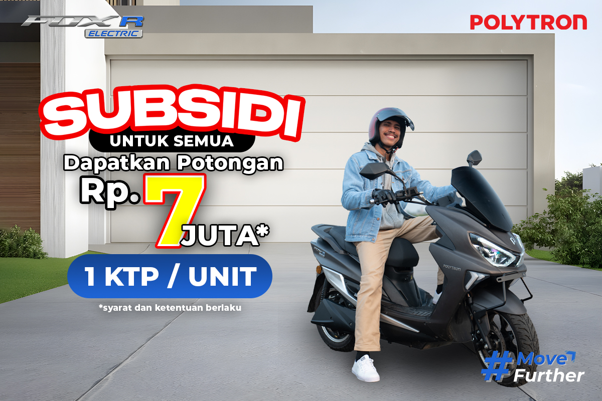 Harga Motor R 1. Beli Motor Listrik Polytron Bisa Dapat Potongan Harga Rp 7 Juta