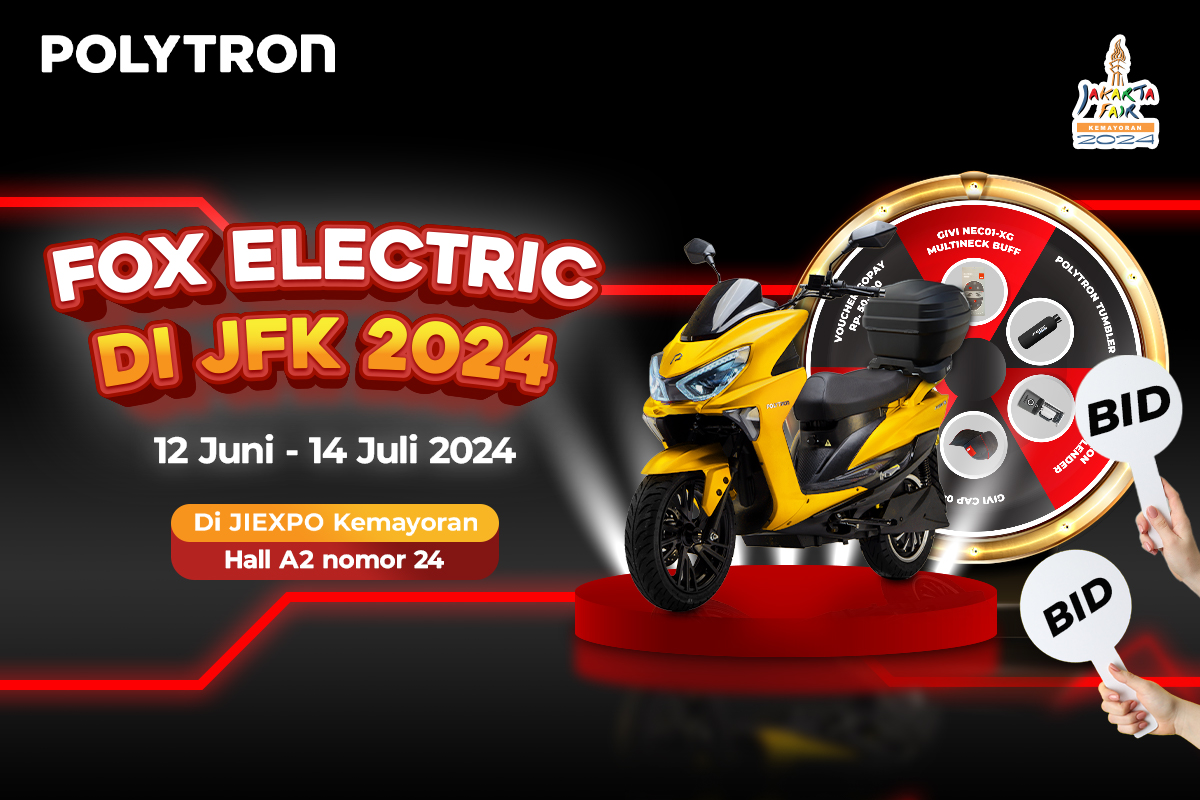 Pameran Prj Hari Ini. Harga Motor Listrik Polytron Mulai Rp1 Jutaan, Hanya di PRJ