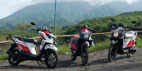 Yamaha X Ride Edisi Spesial. X-Ride Dongkrak Penjualan Matik Yamaha