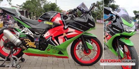 Ban Battlax Ninja 250 Karbu. Sekadar Menambah Kesan Racing di Ninja 250R Karburator