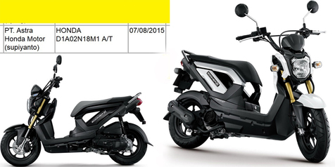 Honda D1a02n18m1 A/t. Honda Indonesia Siapkan Skutik Baru