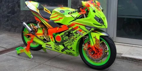 Modifikasi Motor Ninja Rr Warna Hitam. Modifikasi Kawasaki Ninja RR 2002, Pelampias Gagal Nikah