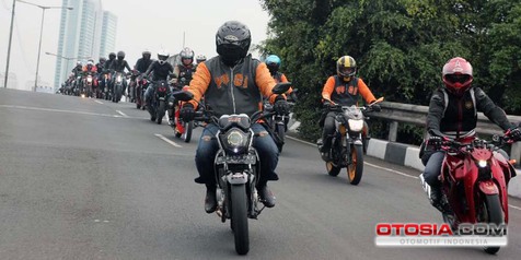 Berapa Harga Vixion Di Palembang. Demi Kopdargab dan Baksos, Biker Vixion ini Bolak-balik