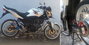 Modifikasi Jari Jari Cb150r. Honda CB150R Pakai Kaki Jari-Jari
