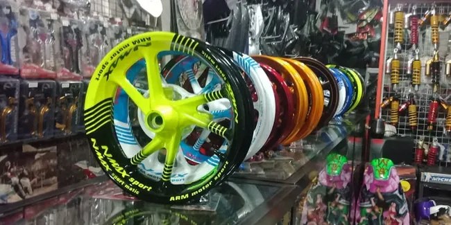 Jual Velg Nmax Bekas. Bikin Ganteng Kaki-kaki NMax Lama dengan Pelek Airbrush
