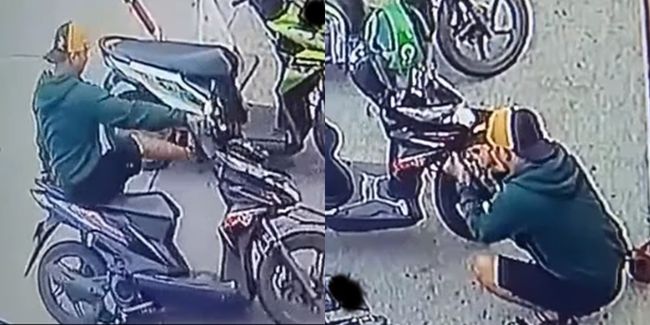 Cara Membuat Kunci T Maling. Waspada! Terekam CCTV, Cara Baru Maling Motor Tanpa Pakai