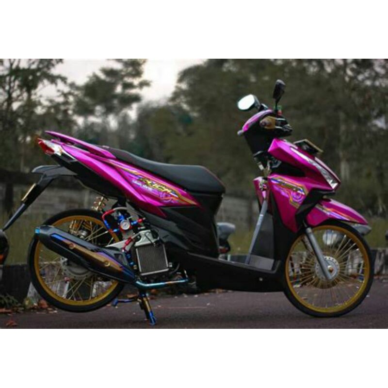 Velg Warna Pink Candy. Warna Cat Motor Pink Candy