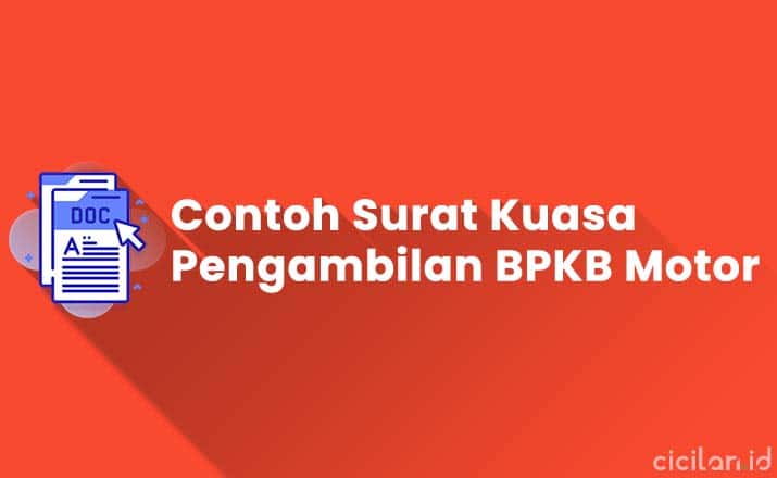 Contoh Surat Kuasa Pengambilan Bpkb Di Fif. Contoh Surat Kuasa Pengambilan BPKB Motor di Adira, FIF, WOM