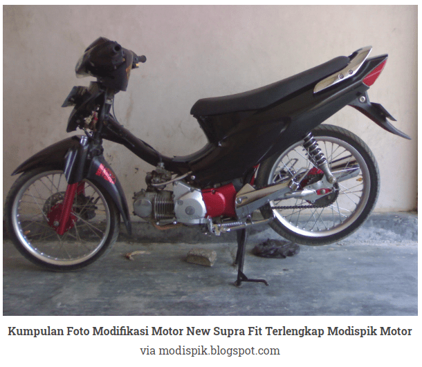 Modif Supra Fit 2004 Standar. Modifikasi Supra Fit : Gini Harusnya Motor Lawas Didandani 2020