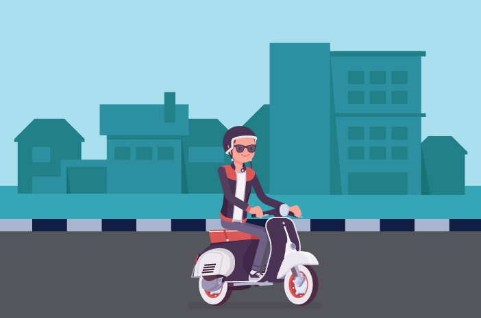 Pelindung Dada Saat Naik Motor. Perjalanan Jauh Naik Motor Bisa Sebabkan Angin Duduk?