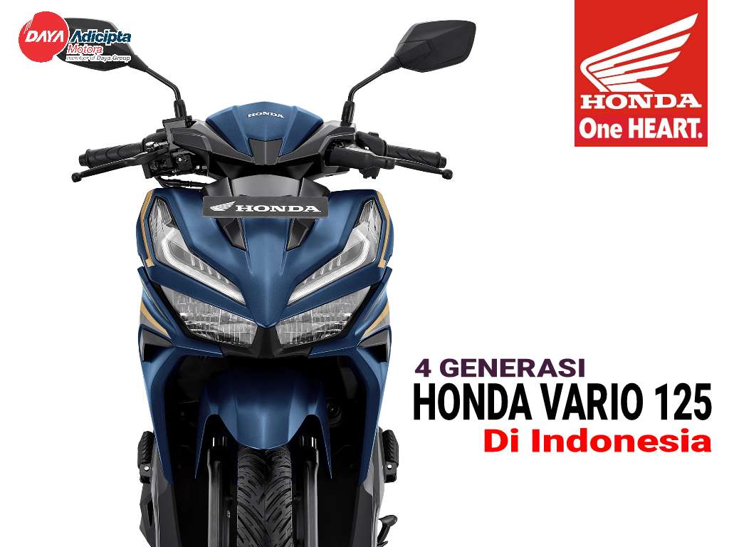 Vario Techno 125 Tahun 2015. Ketahui 4 Generasi Honda Vario 125 di Indonesia