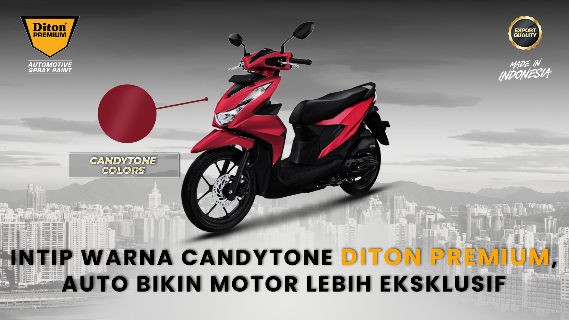 Warna Red Candy. Intip Warna Candy Tone Diton Premium, Auto Bikin Motor Lebih