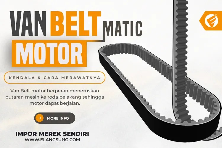 Rantai Motor Matic. Van Belt Motor : Komponen Penting pada Motor Matic