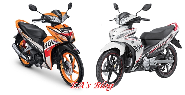 Yamaha Jupiter Z1 Vs Honda Blade. Tahun Ini, Akhirnya Penjualan Honda Blade Mampu Mengalahkan