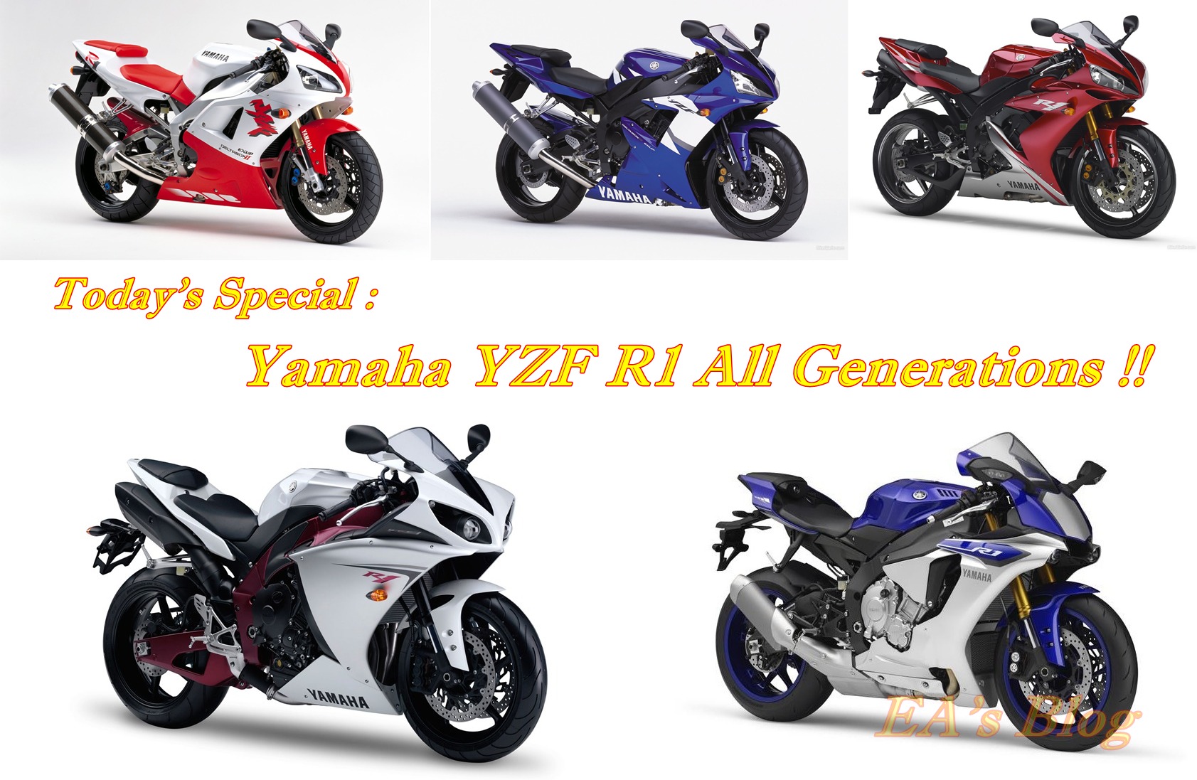 Yamaha R1 Old. Ini Dia 5 Generasi Yamaha YZF R1, Berikut Para Desainernya