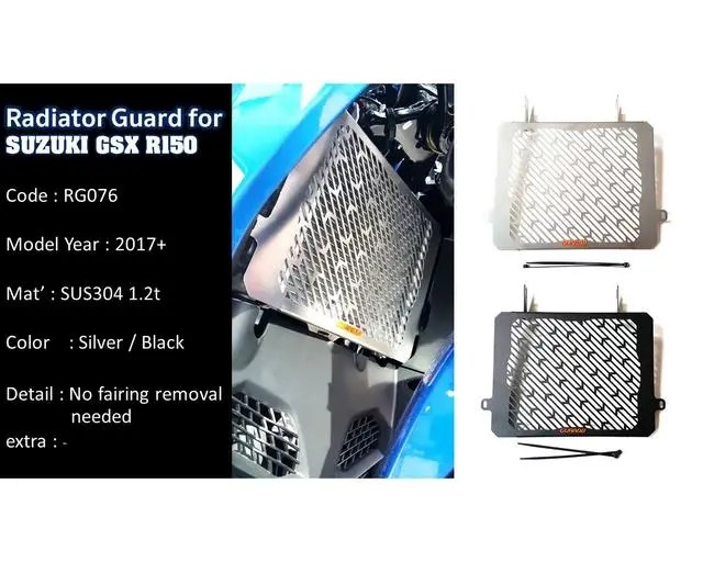Radiator Gsx R150. Jual GUARDO : Stainless Steel Radiator Guard GSX-R150|GSX