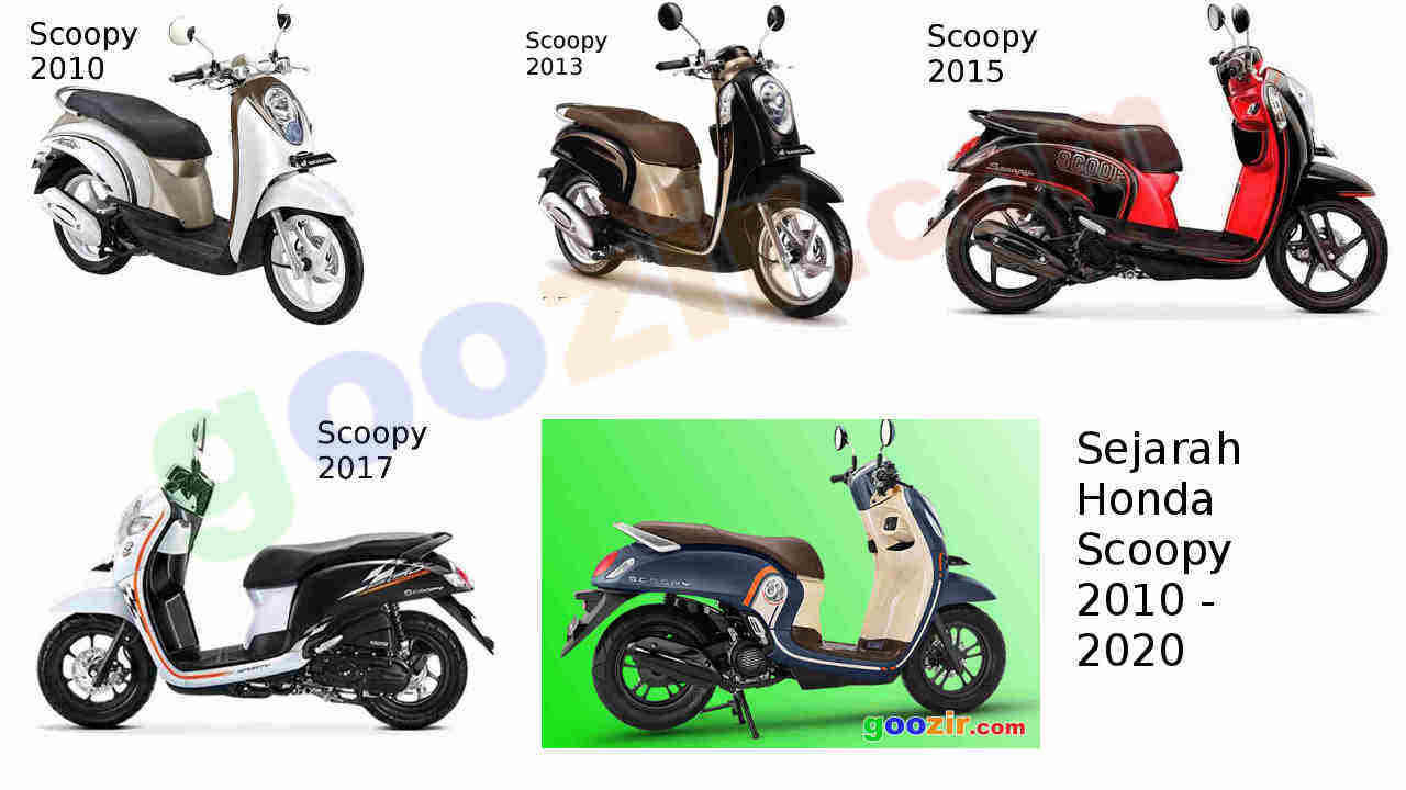 Perbedaan Scoopy 2014 Dan 2015. Sejarah Honda Scoopy Generasi 2010-2013-2015-2017-2021