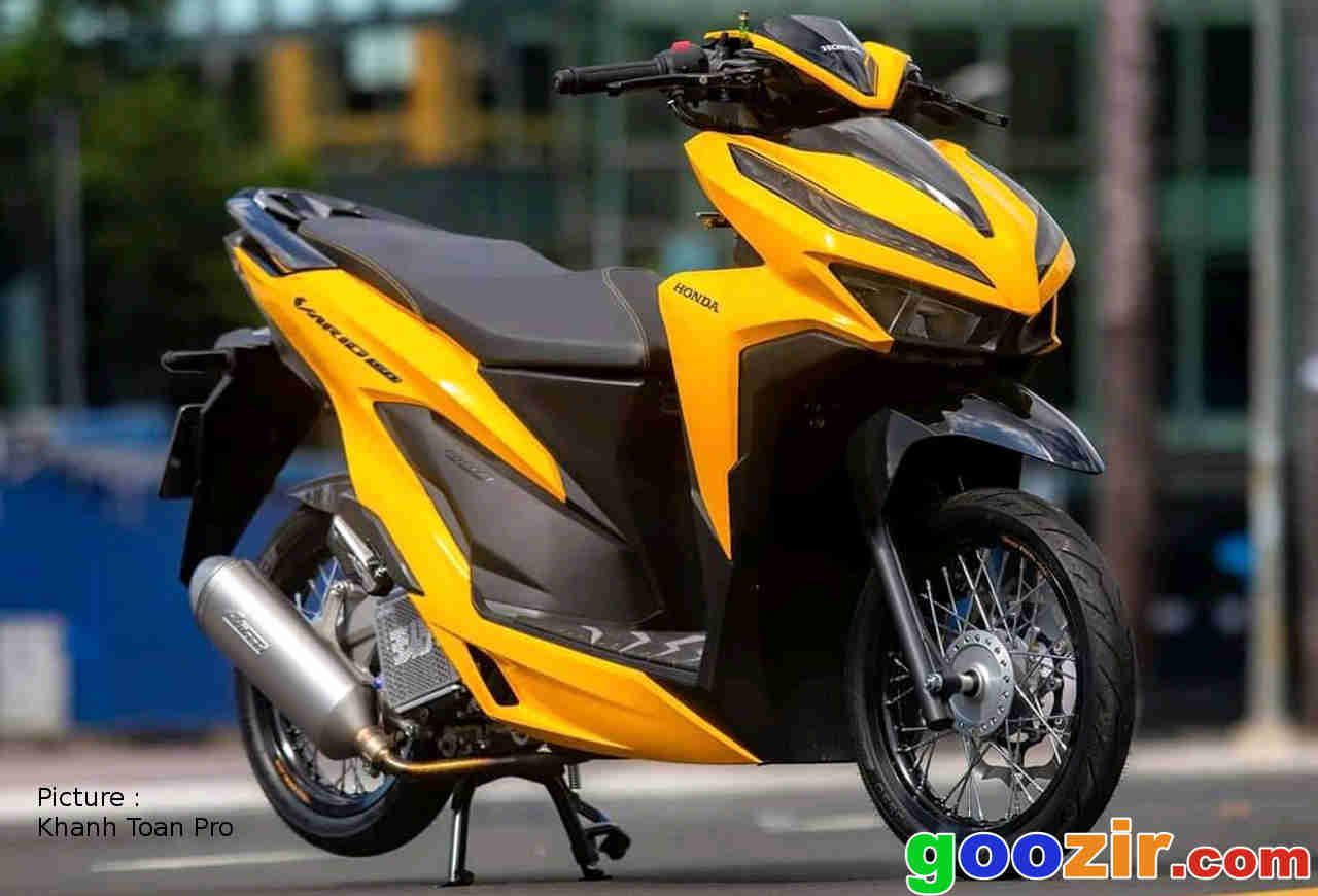 Modifikasi Vario 150 Warna Kuning. Modifikasi Vario 150 Kuning Keren