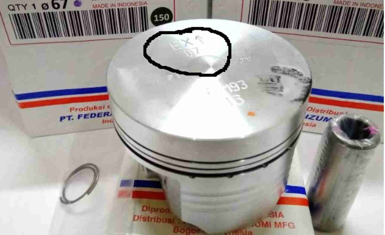 Arah Panah Piston Klx 150. Cara Mudah Pasang Piston Dengan Menentukan Titik EX Dan IN
