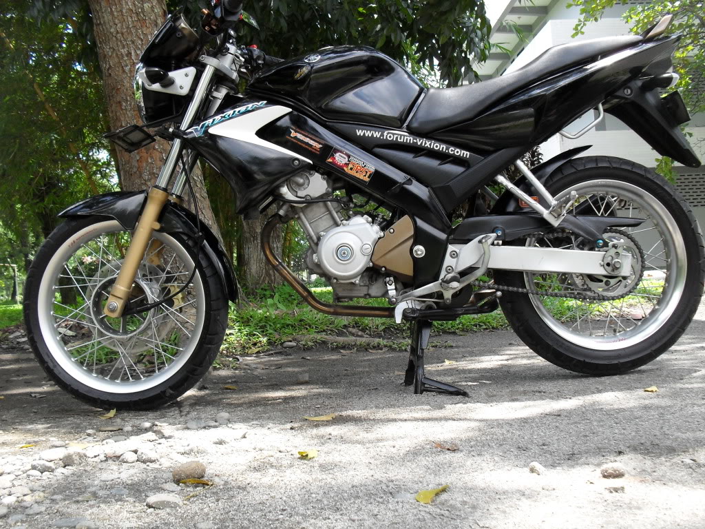 Vixion Modif Klx. Pasang Tromol Kawasaki KLX 150 di Yamaha Vixion (Bag. 1