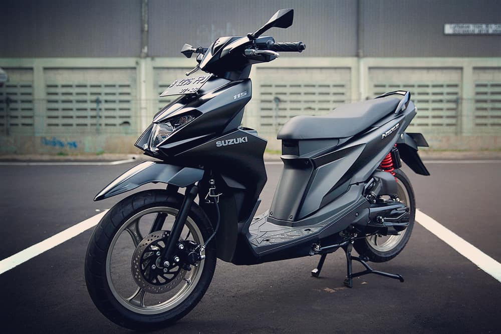 Suzuki Nex Pakai Velg Beat. Modifikasi Suzuki Nex II Pakai Spare Part SGP, Mantap Betul