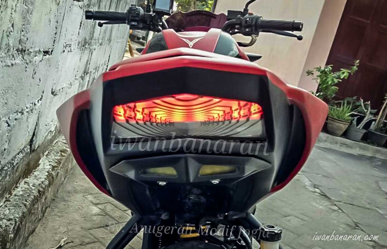 Modifikasi Vixion Nva. Modifikasi Yamaha new Vixion-R, fokus pada headlamp dan