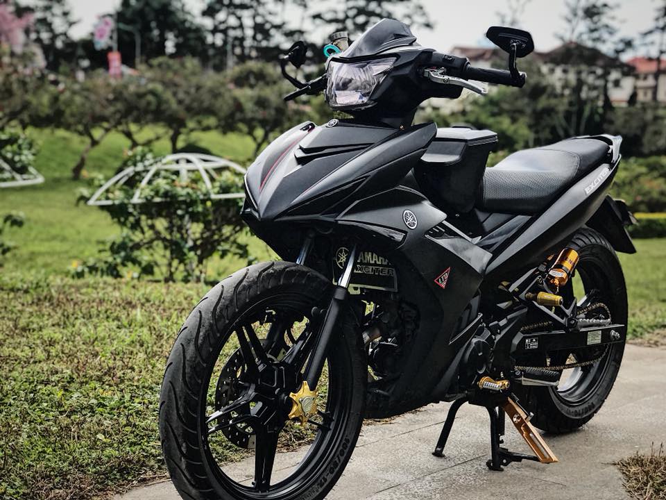 Jupiter Mx 135 Hitam Doff. Tampak Seram Dengan Warna Hitam Doff, Insipirasi Modifikasi MX