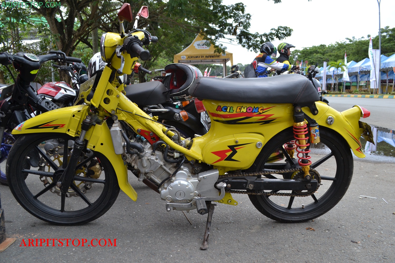 C70 Mesin Mx. Modifikasi Bebek Jadul Honda Ini Pakai Mesin Yamaha Jupiter MX