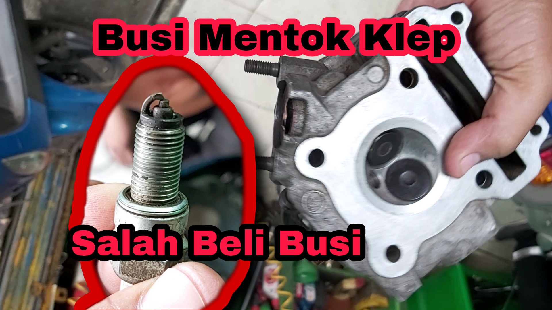 Penyebab Klep Bengkok. Akibat Salah Pasang Busi, “Klep Bengkok Beradu Sama Busi
