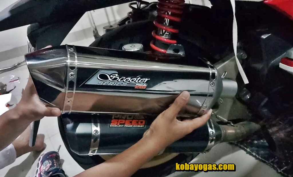 Knalpot Aerox Adem. Review Knalpot Racing Aerox 155 Merek ProSpeed Scooter [Harga