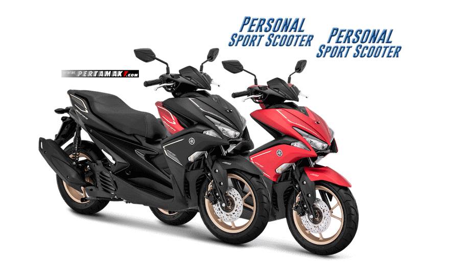 Aerox Hitam Emas. Warna Baru Yamaha Aerox S Versi 2019, Black Gold Keren Bikin