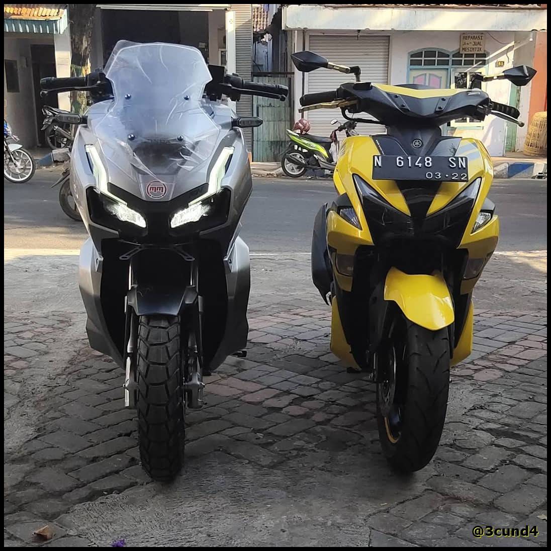 Aerox 155 Vs Adv 150. Kala Yamaha Aerox Jejer Honda ADV 150, Netizen Penasaran