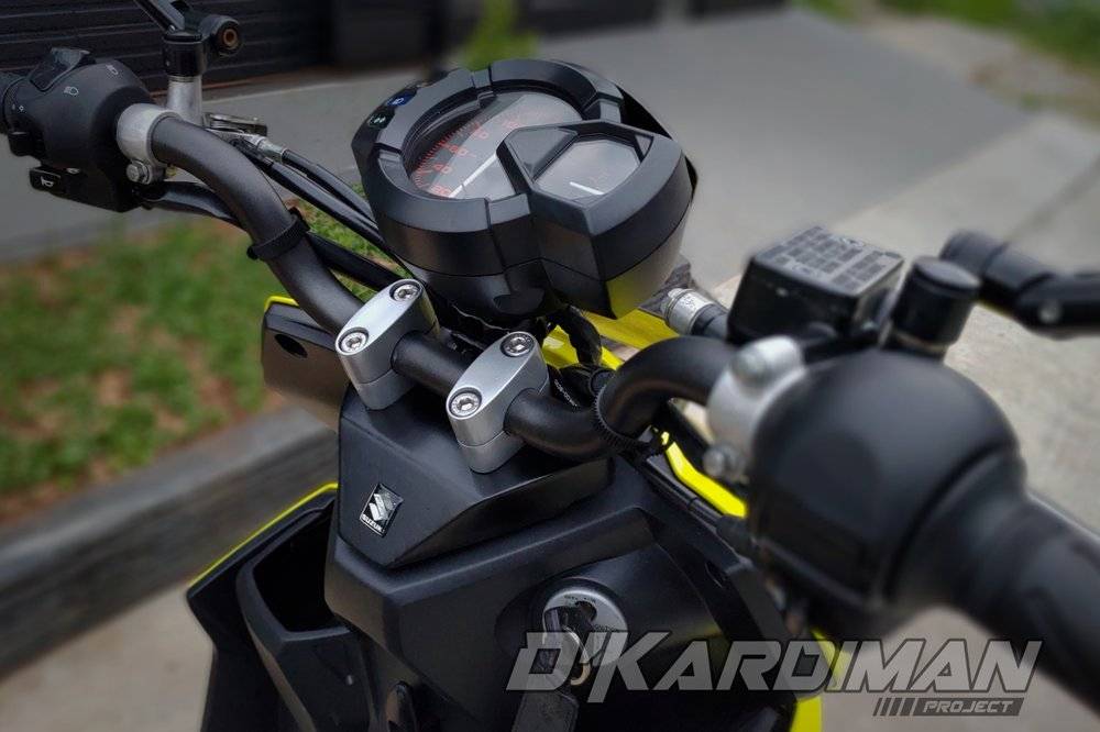 Upgrade Suzuki Nex 2. Paket Stang Telanjang Suzuki Nex II Semakin Cross Harga Rp.1,8