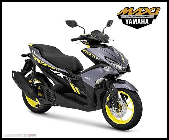 Aerox Hitam Emas. Pilihan Warna Baru Yamaha Aerox 155 Januari 2020, Total 8 Corak