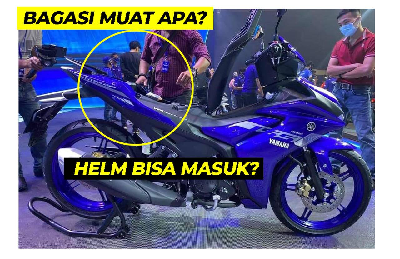 Bagasi Mx King. Intip Bagasi Yamaha MX KING 155 VVA, Apa Muat Helm