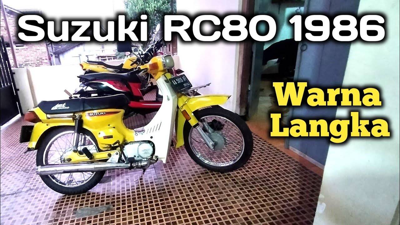 Suzuki Jet Cooled 2 Tak. Spesifikasi Suzuki RC80 Jet Cooled 3 Speed, Musuhnya Yamaha