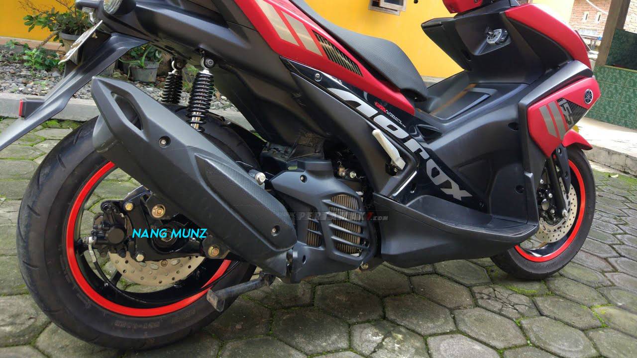 Aerox Cakram Belakang. Saatnya Yamaha Aerox Pakai Rem Cakram Belakang !
