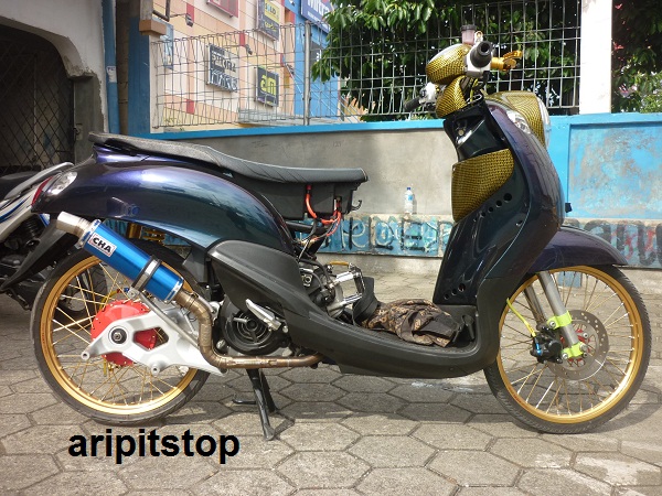 Arm Xeon Pnp Mio. Pasang Arm Belakang di Motor Fino