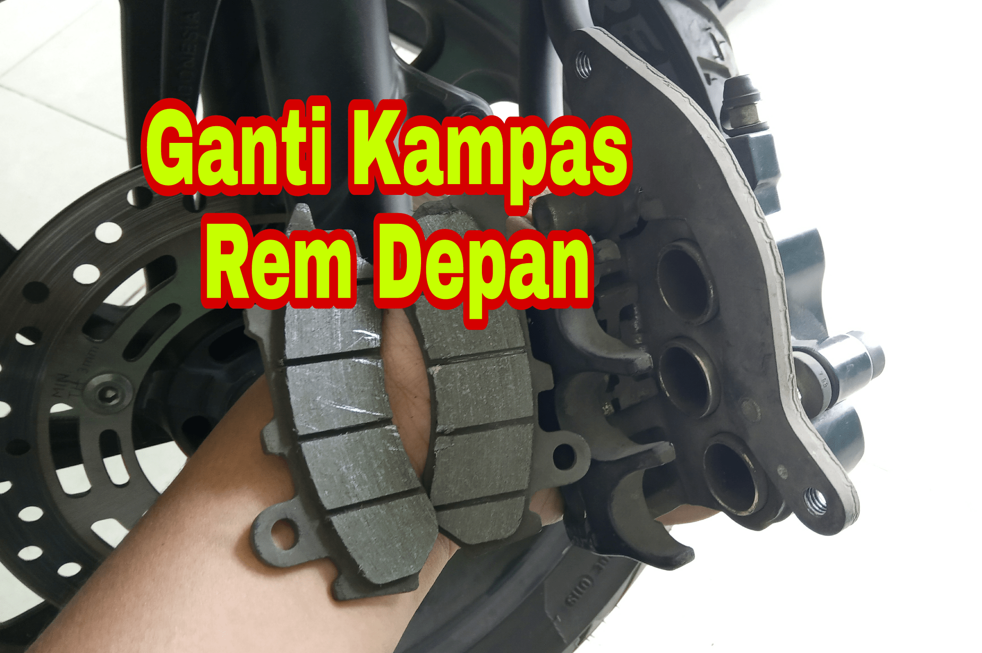 Cara Mengganti Kampas Rem Depan Motor Matic. Video Tutorial Ganti Kampas Rem Depan Honda PCX 150